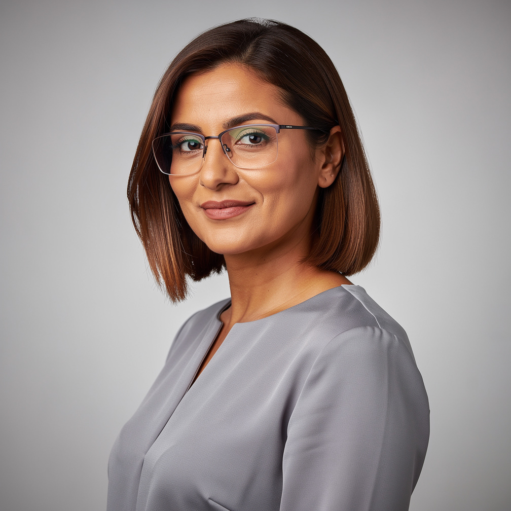 Portrait of a Turkish female document specialist